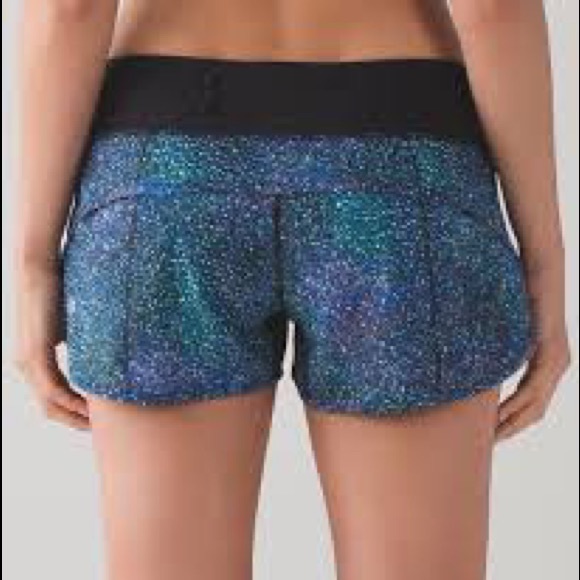 Lululemon Mermaid Multi Speed Up Shorts size 10 - Picture 2 of 7